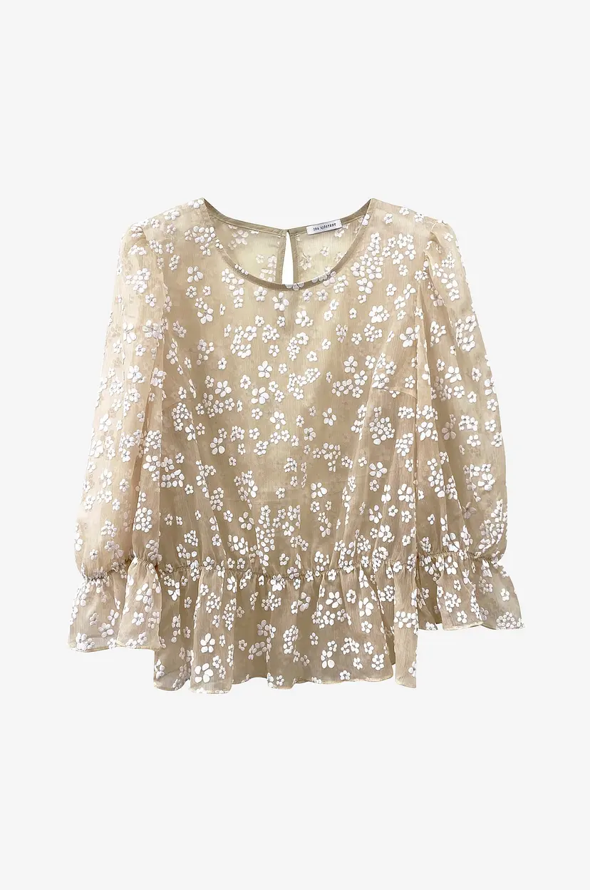 Ida Sjöstedt Bluse 076 Willow Top - Beige