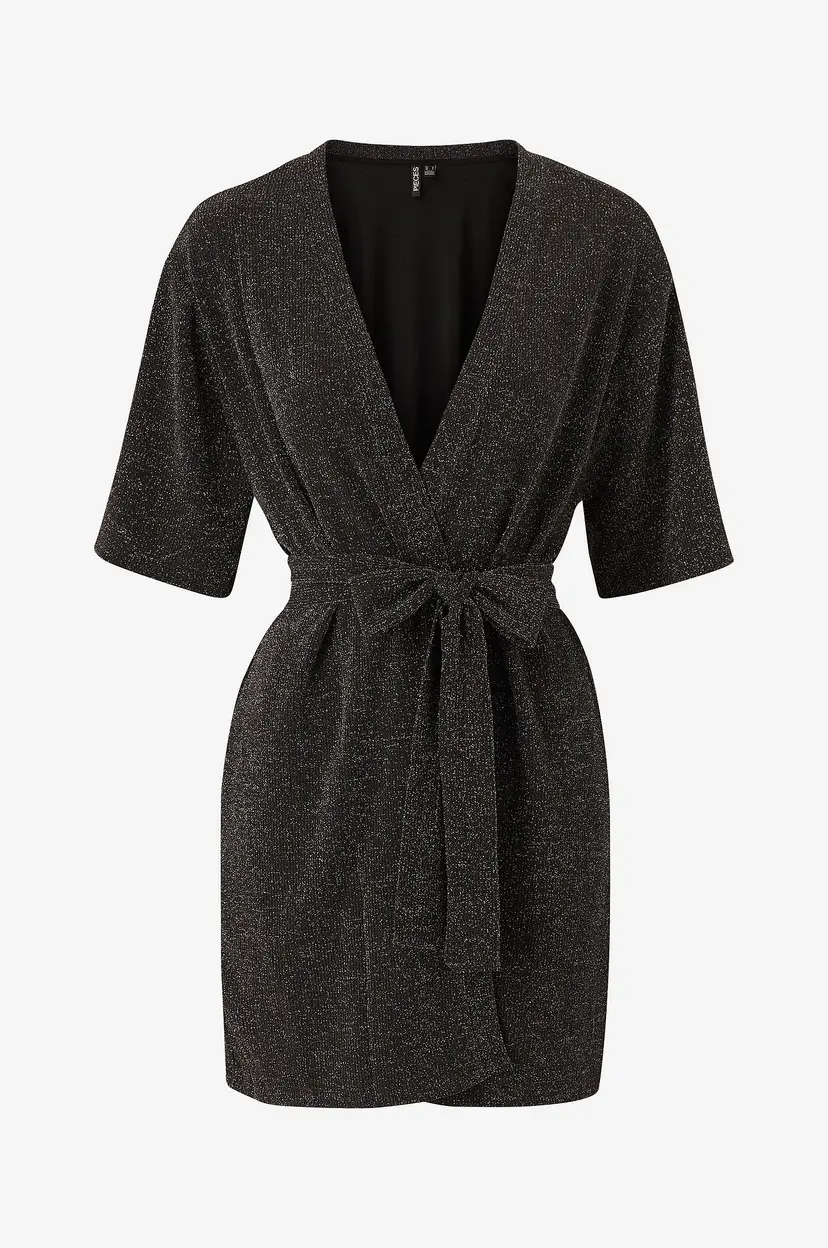 Pieces Kimono pcLina 2/4 - Svart