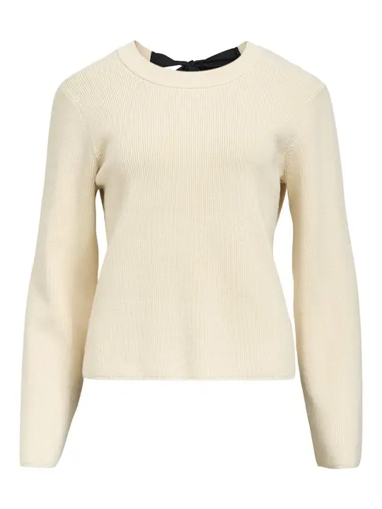 Object Object - Julla Ls Knit Pullover - Sandshell Black
