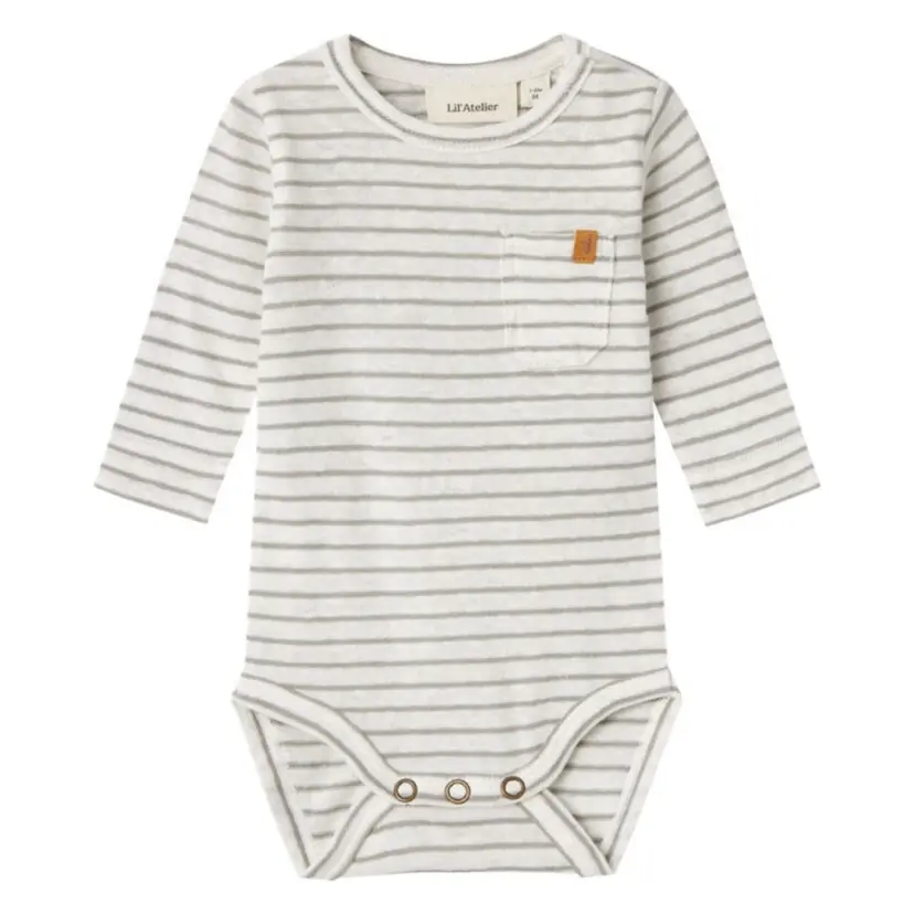 Lil`Atelier Lil'Atelier - Body Hektor Stripe Limestone