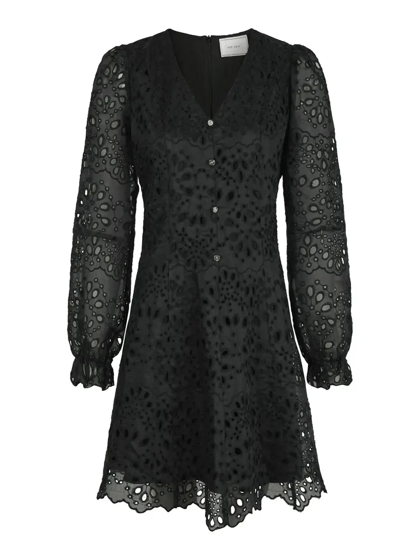 Neo Noir Cabana Embroidery Dress
