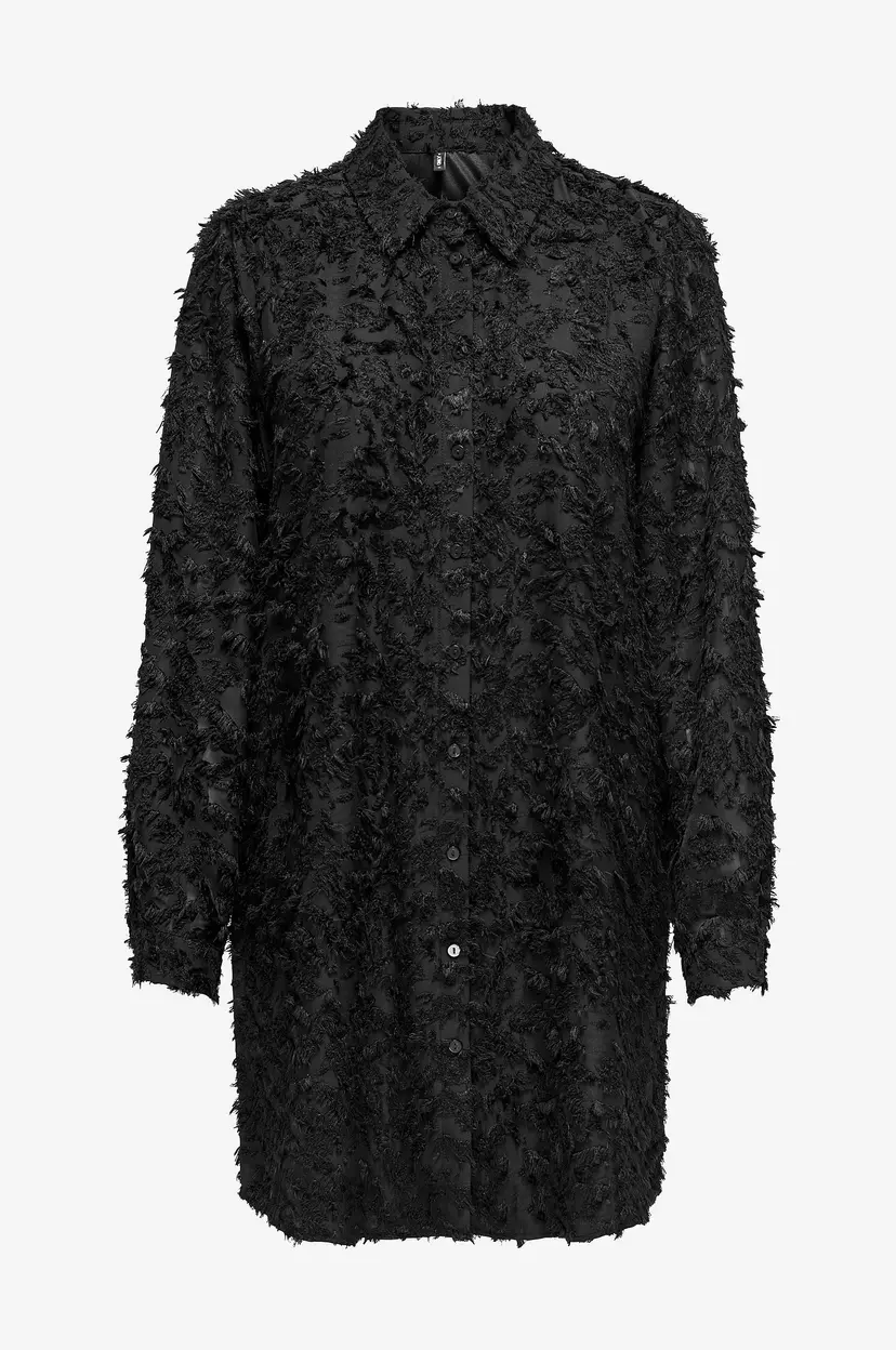 ONLY Lang skjorte onlSilvie L/S Shirt EX Ptm - Svart