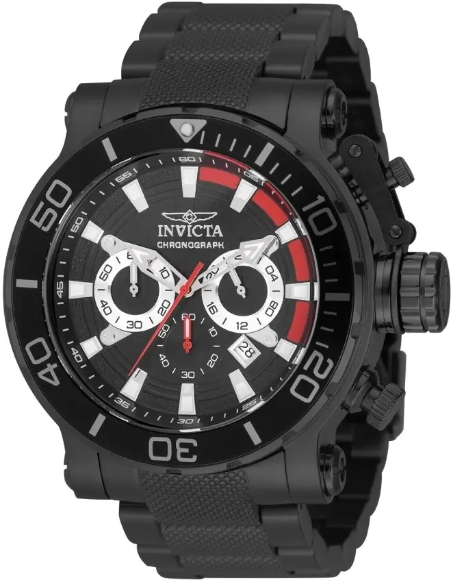 Invicta Invicta Herreklokke 50227 Coalition Forces Sort/Stål Ø52 mm