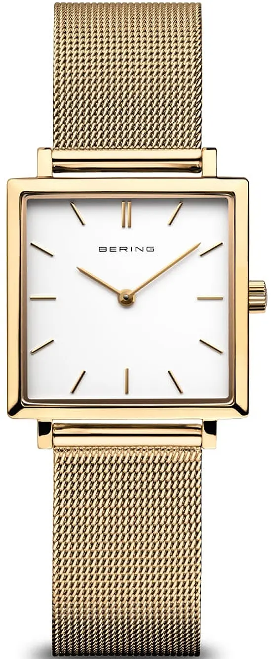 BERING Bering Dameklokke 18226-334 Classic Hvit/Gulltonet stål Ø26 mm