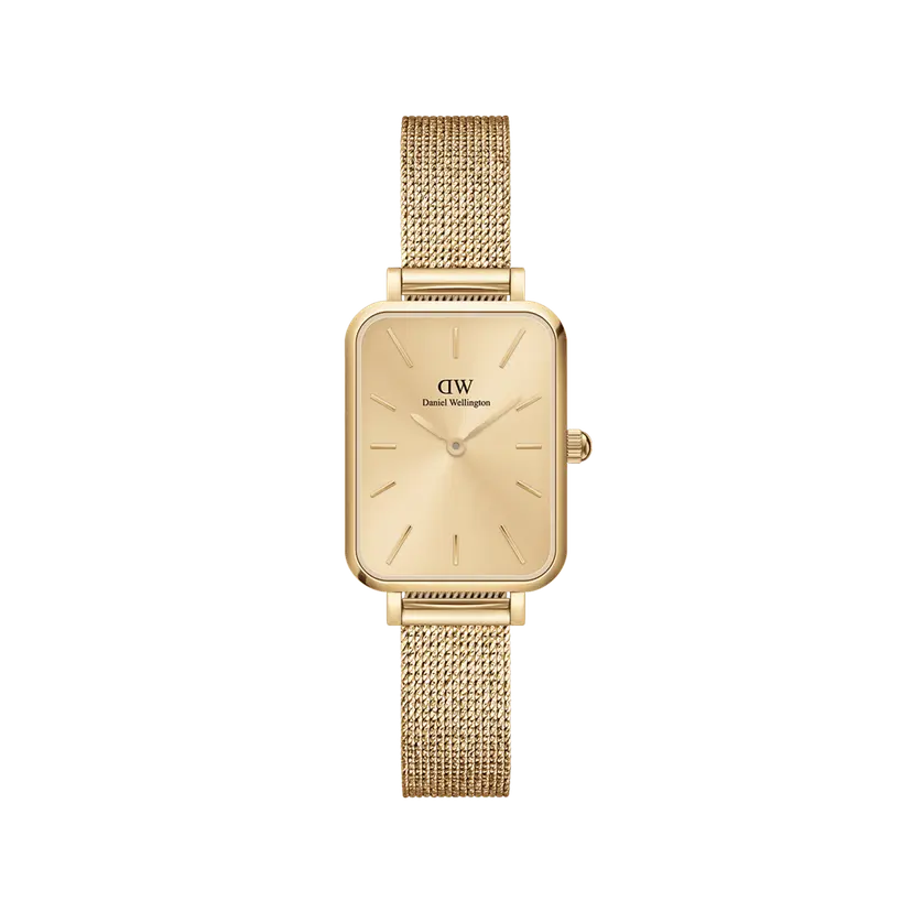 Daniel Wellington Gold 20x26mm Watch Quadro Pressed Unitone | DW