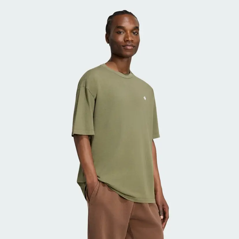 Adidas TREFOIL ESSENTIALS WASHED LOOSE DROPPED SHOULDER T-SKJORTE