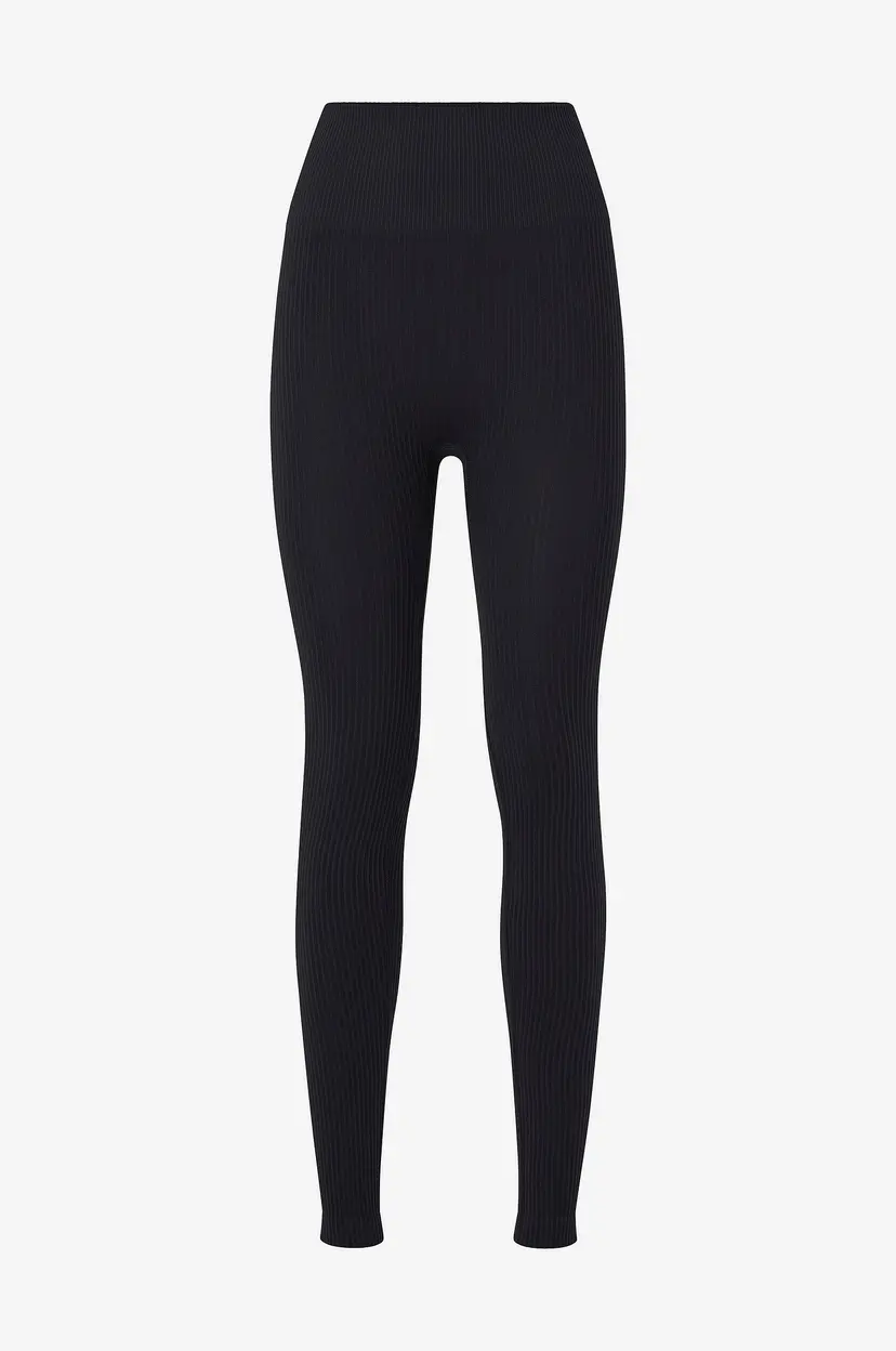 Björn Borg Tights Studio Seamless Ribbed - Svart