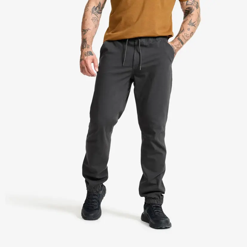 RevolutionRace Oak Twill Stretch Joggers Herre Anthracite
