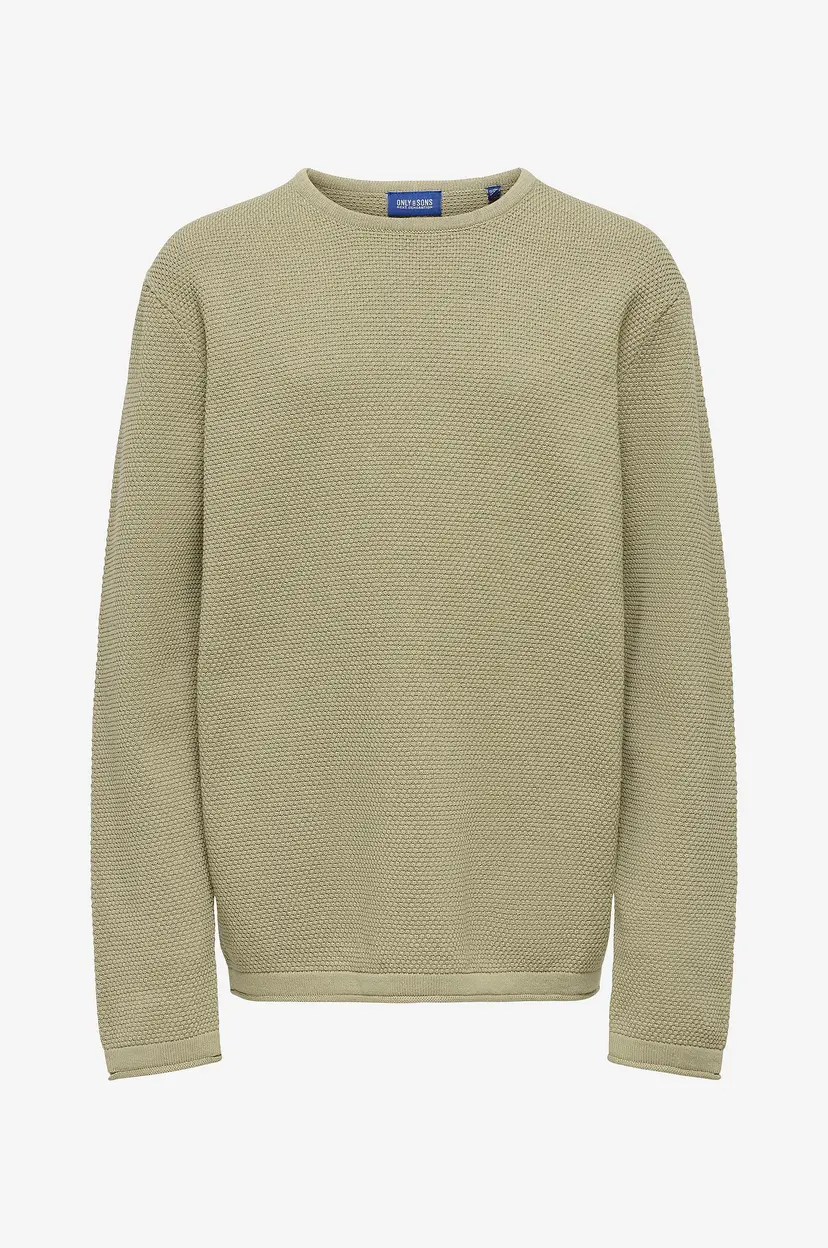 ONLY & SONS JUNIOR Pullover osjPanter Reg Crew Knit - Grønn