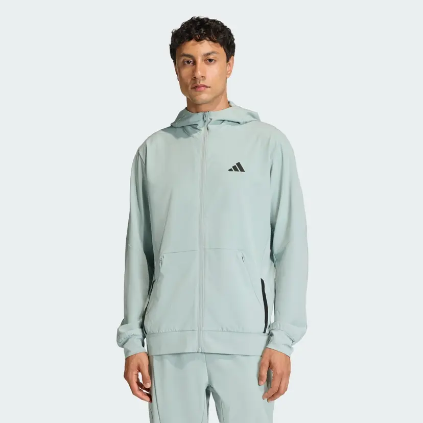 Adidas D4T WORKOUT FULL-ZIP HETTEGENSER