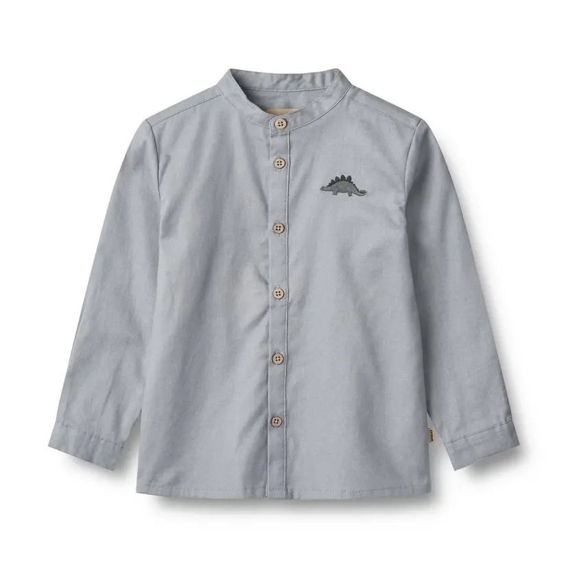 Wheat Wheat Skjorte Embroidery Willum Cloudy Sky (92 / 2 år)