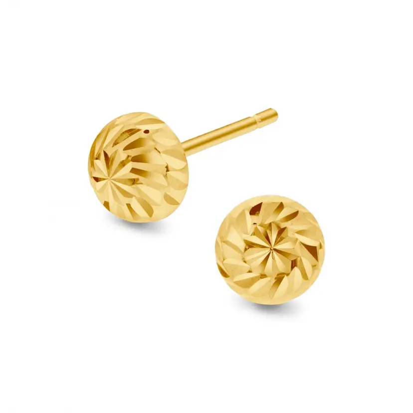 Arne Nordlie Arne Nordlie - 14 karat guld ørestikker med facetter - 53258