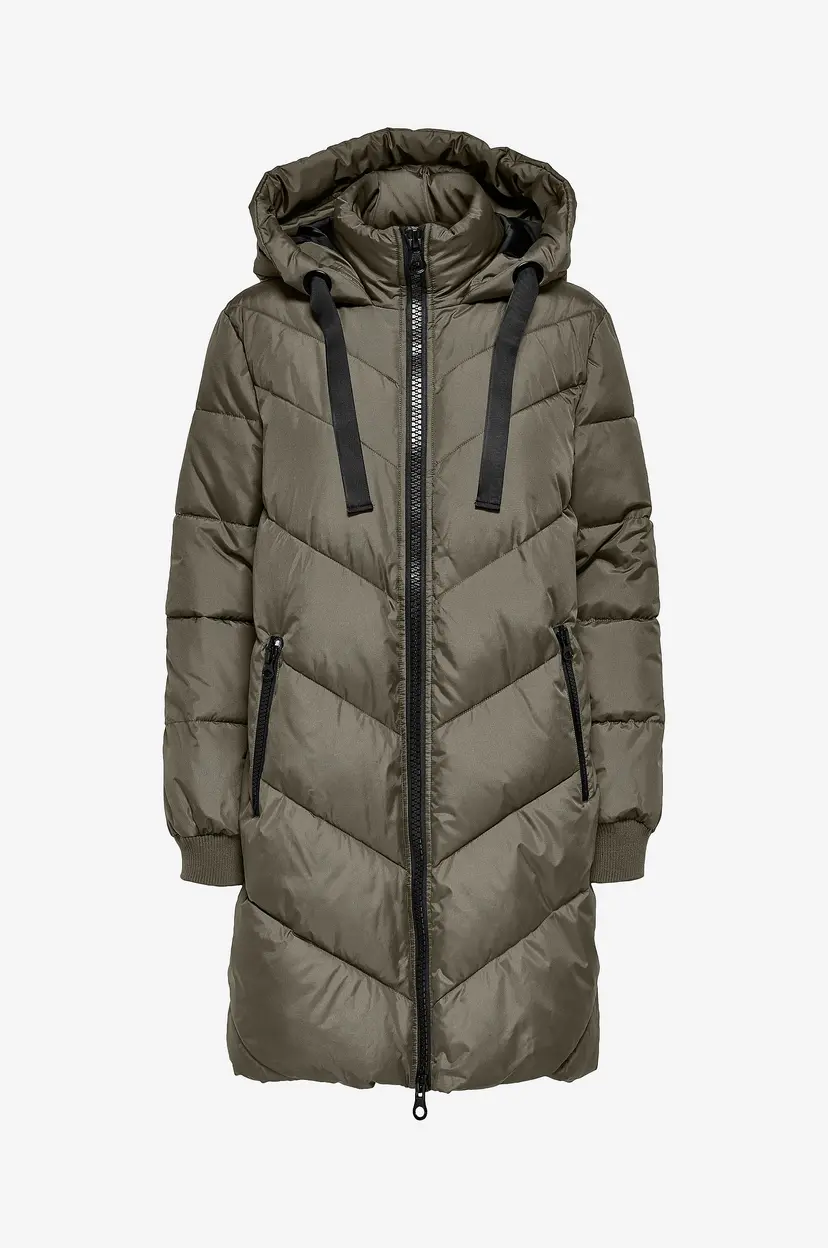 JDY Jakke jdySkylar Padded Hood Jacket - Grønn