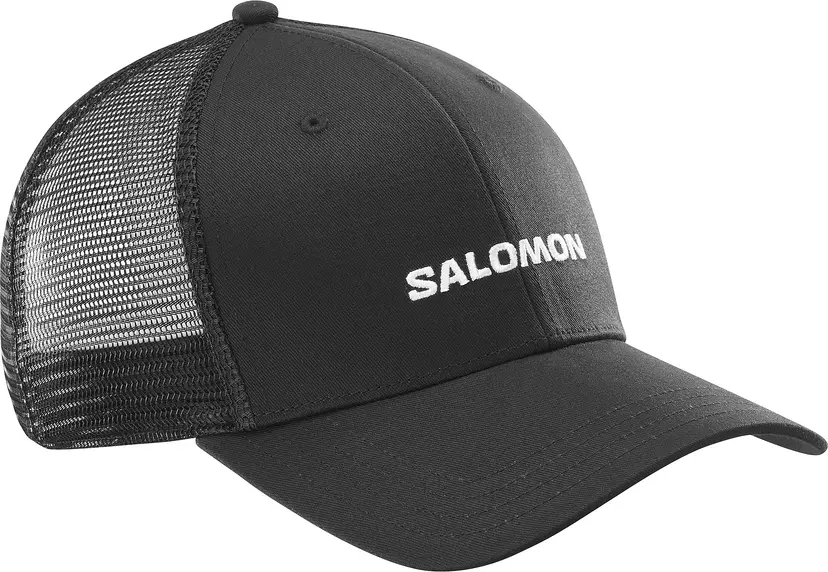 Salomon Salomon Logo Trucker Cap Deep Black