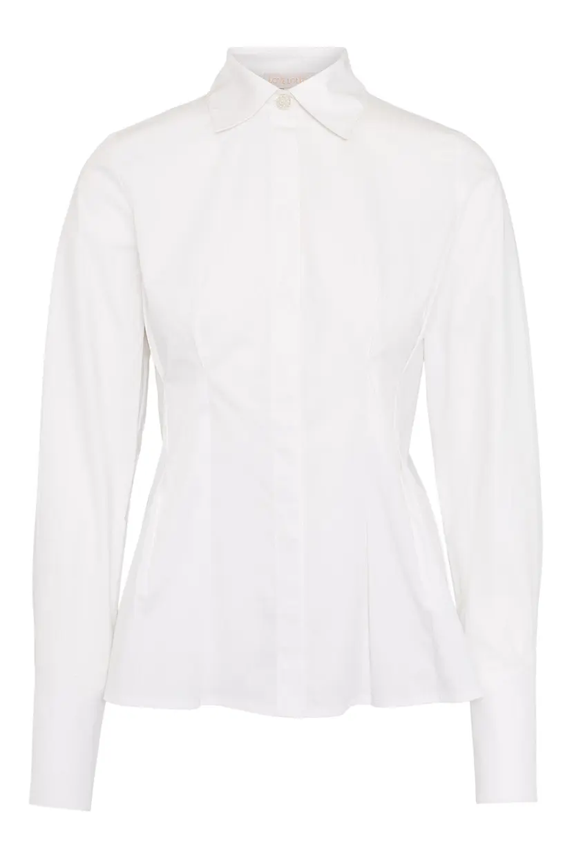 Love Lolina Poplin Shirt White - XL