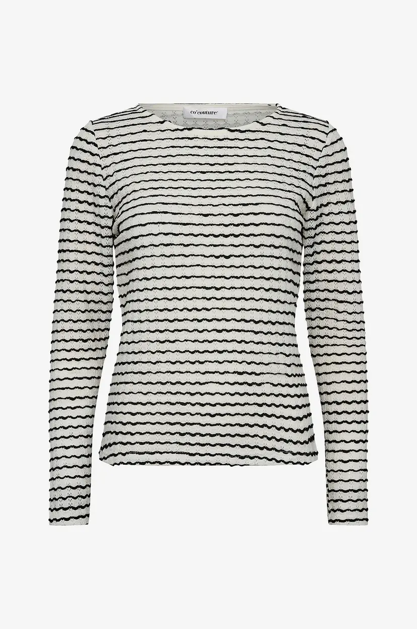 Co'couture Topp Alanicc Contrast Blouse - Hvit