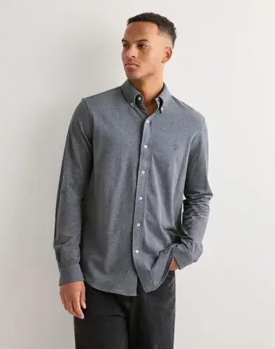 Polo Ralph Lauren Polo Ralph Lauren Featherweight Mesh Shirt Hverdagsskjorter Grå