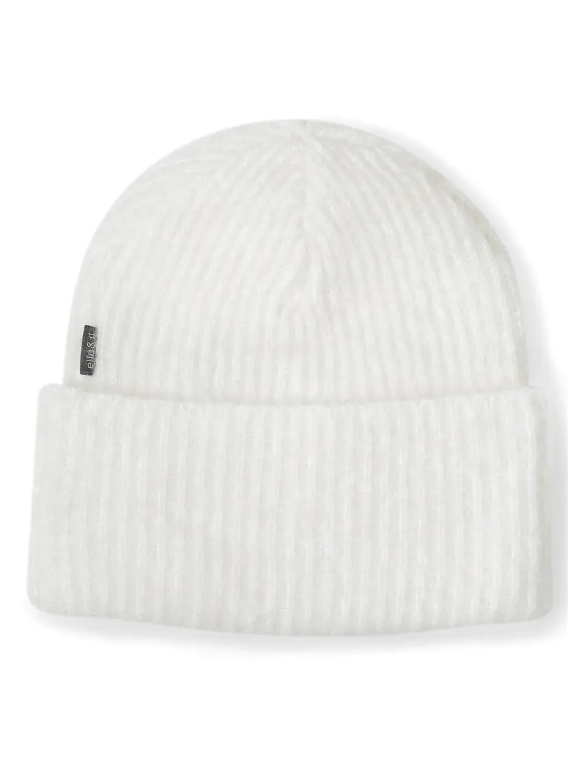 ella&il Silje Chunky Hat Bright White