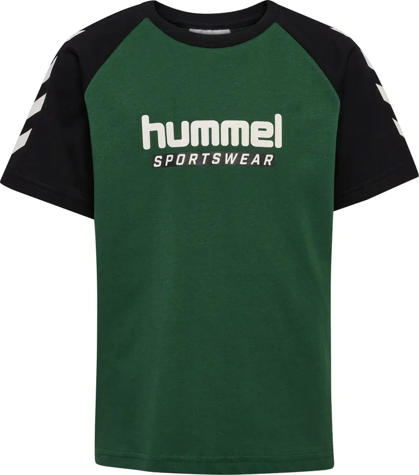 Hummel Hummel Hmljr Logo T-Shirt Short Sleeve Dark Green