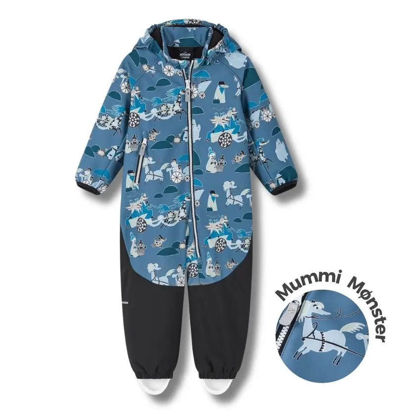 Reima Reima - Softshelldress Moomin Mjosa Blue Ocean