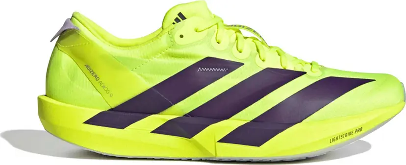Adidas Adidas Men's Adizero Adios 9 Solar Yellow / Aurora Plum / Powder Plum