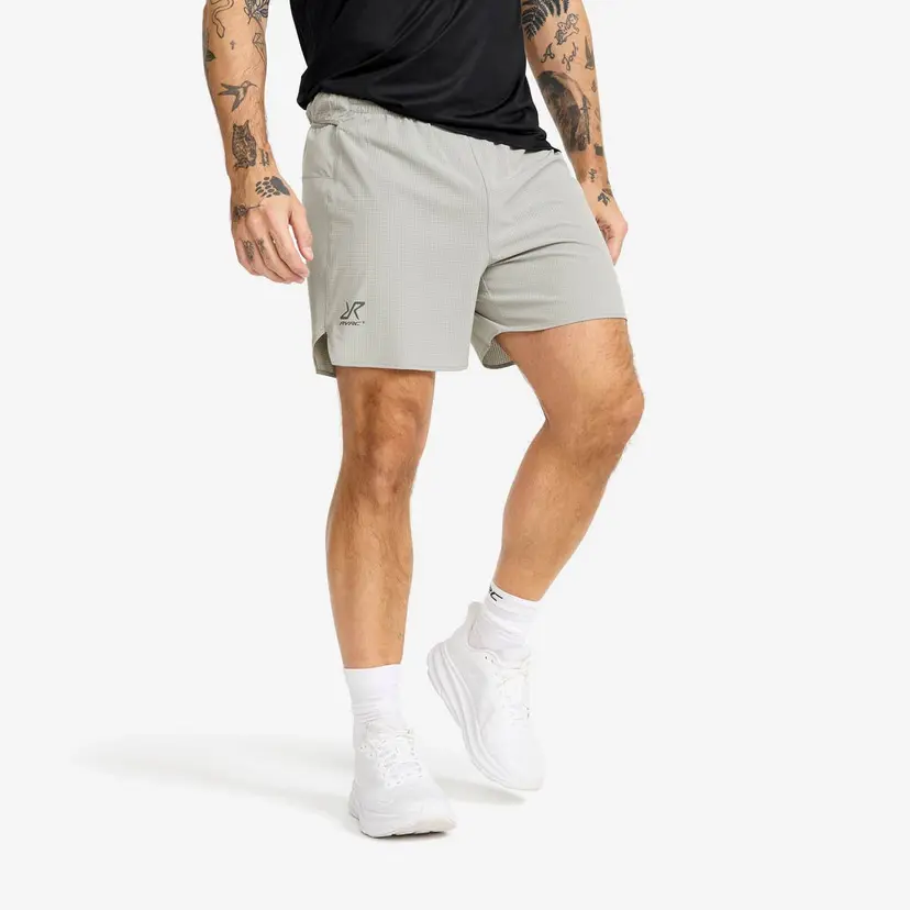 RevolutionRace Rush Pro Shorts Herre Limestone Grey