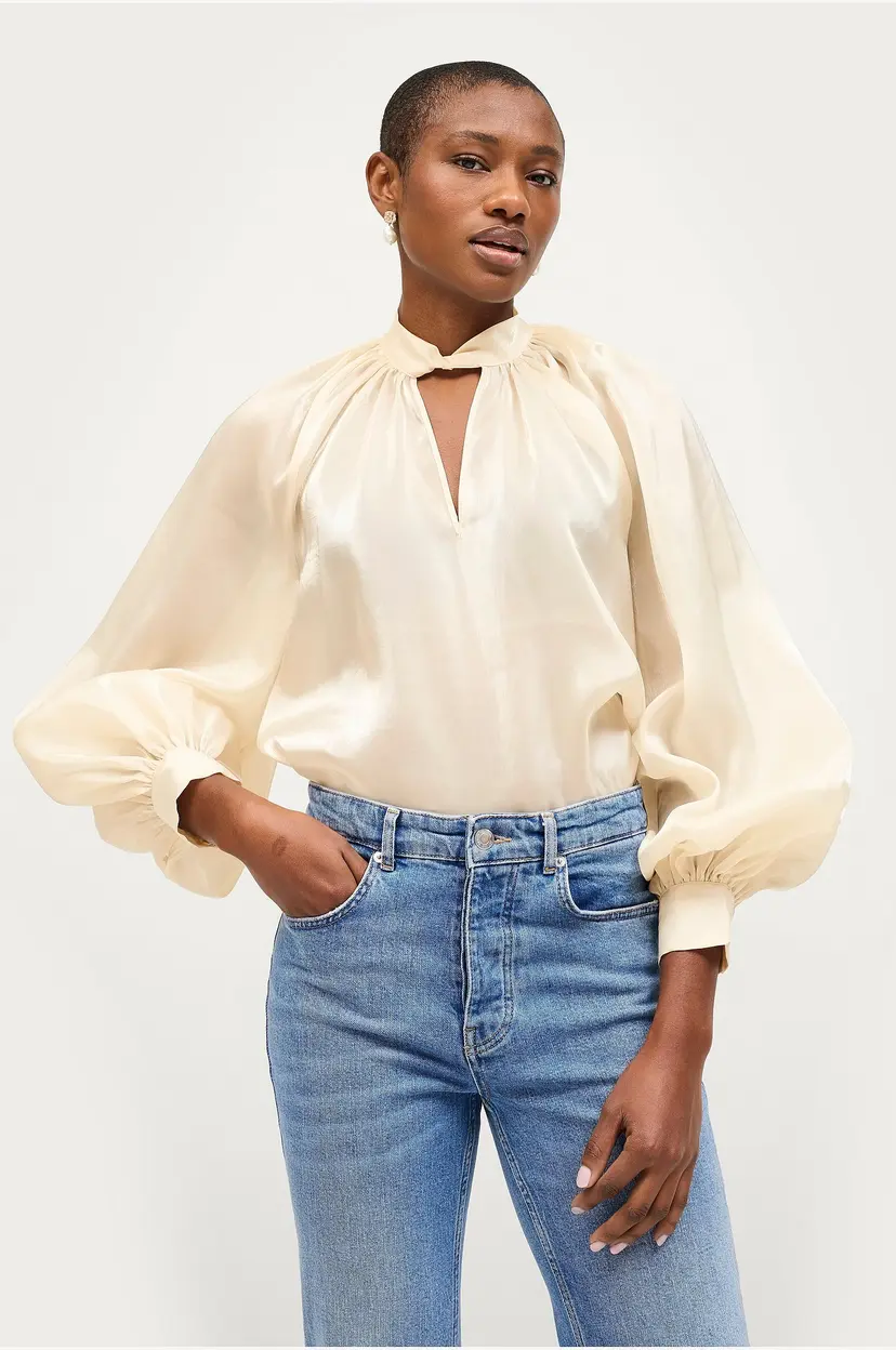 Ellos Collection Bluse Emma - Natur
