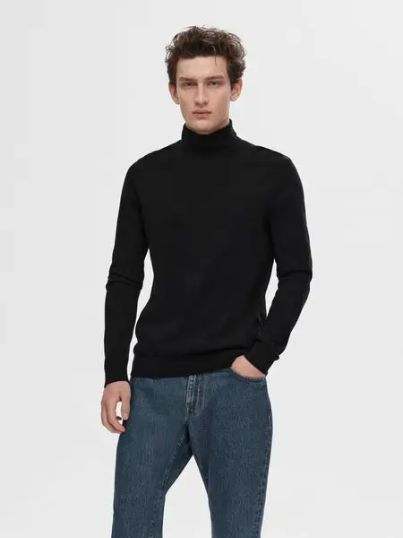 SELECTED Slhberg Roll Neck Noos
