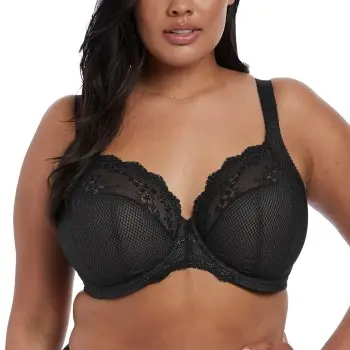 Elomi Elomi BH Charley Plunge Stretch Bra Svart D 100 Dame