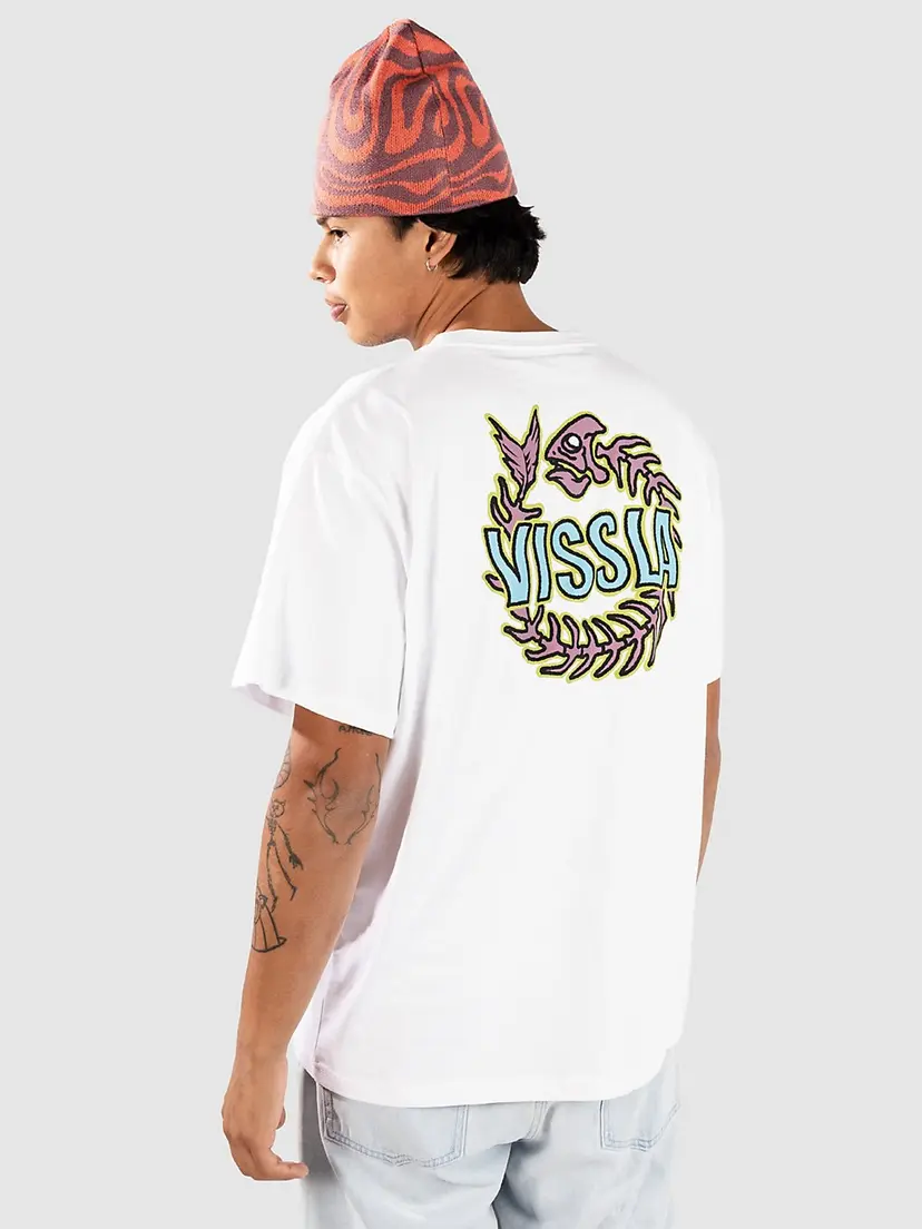 Vissla Vissla Dead One T-skjorte hvit
