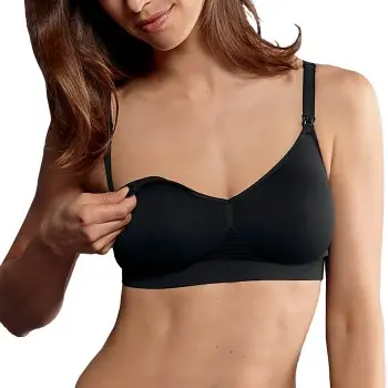 Anita Anita BH Seamless Nursing Bra Svart nylon Large Dame