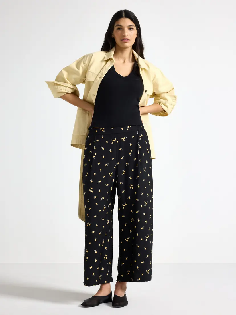 Lindex WIDE cropped bukser