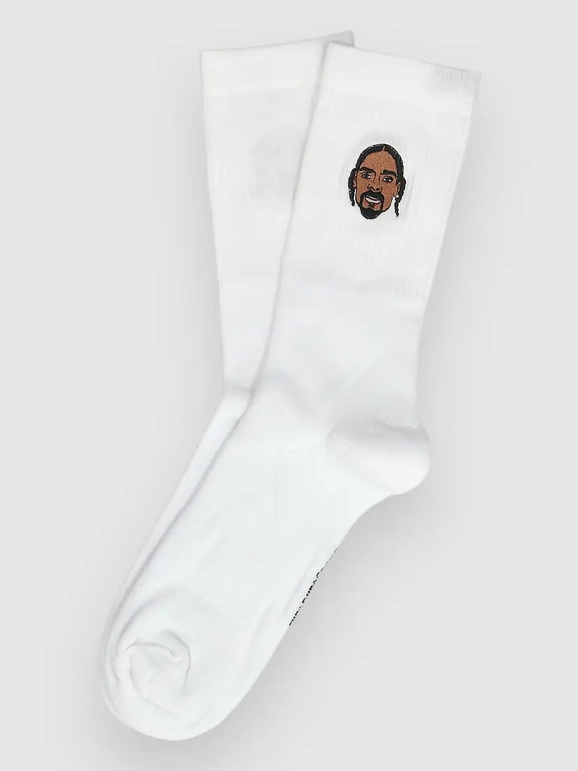 Supa Dupa Goods Supa Dupa Goods Snoop Socks hvit