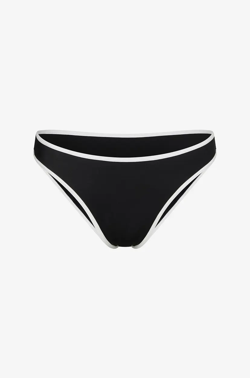 Neo Noir Bikinitruse Jovita Solid Contrast Bikini Brief - Svart