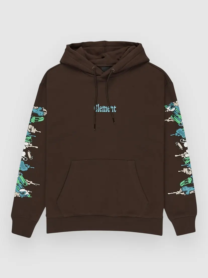 Element Element Rolling Dead Po Hettegenser brun