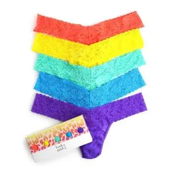 Hanky Panky Hanky Panky Truser 5P Signature Lace Low Rise Thong Mixed nylon One Size Dame