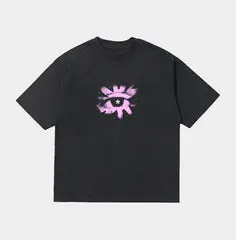 Fadeless Purple Eye Tee - Oversized fit