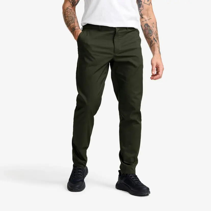 RevolutionRace Maple Stretch Chinos Herre Rosin Green
