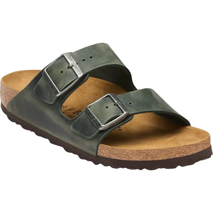 Birkenstock Birkenstock Arizona Natural Leather Oiled Regular Thyme