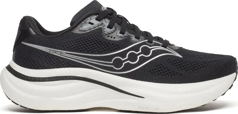 Saucony Saucony Women's Ride 19 Wide Black/silver
