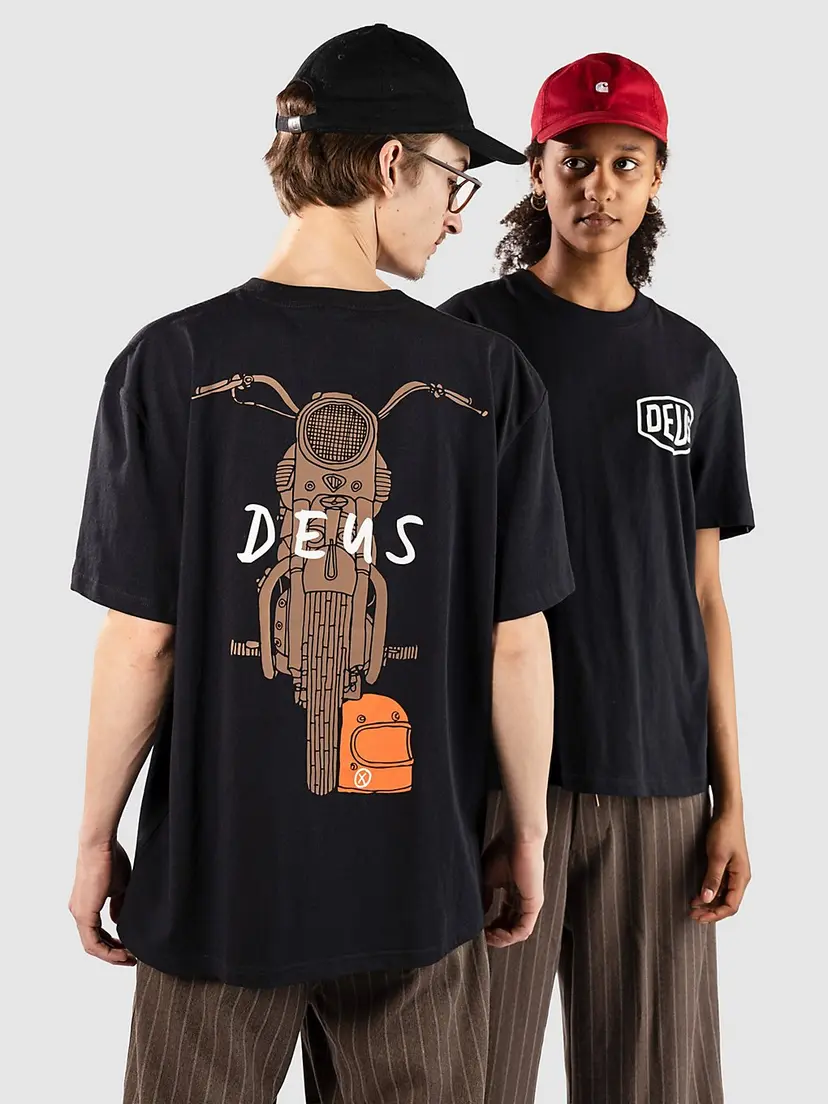 Deus Ex Machina Deus Ex Machina Frontage T-skjorte svart
