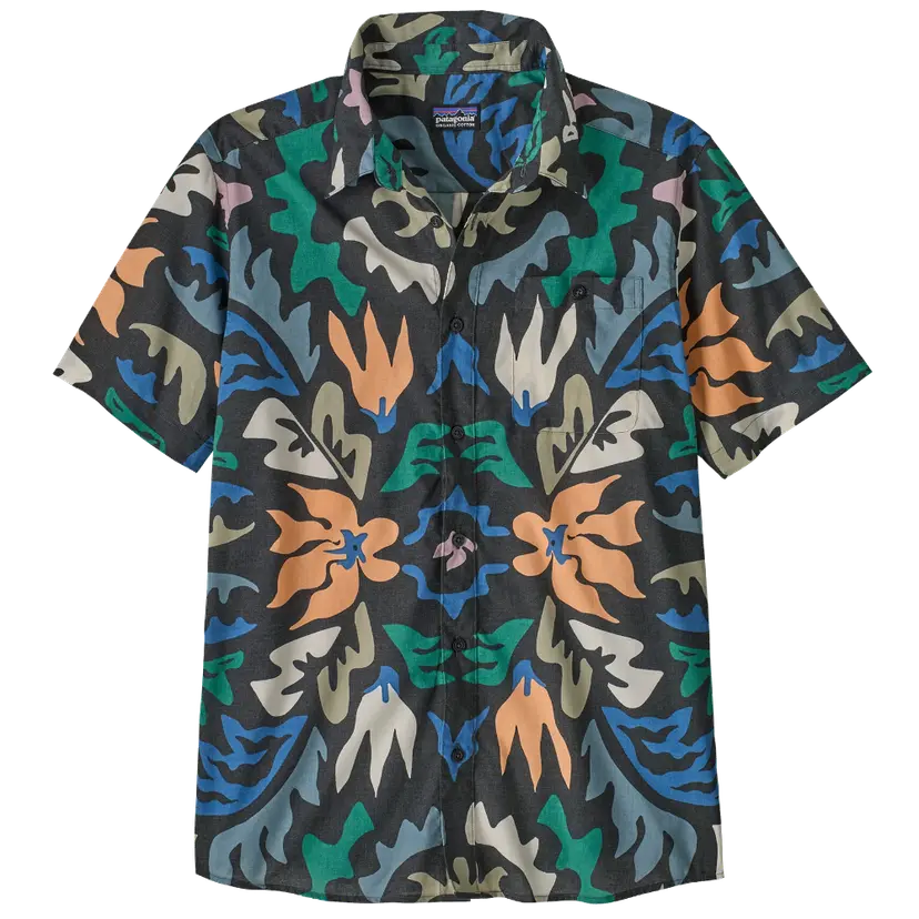 Patagonia Patagonia M's Go To Shirt Kaleido: Black