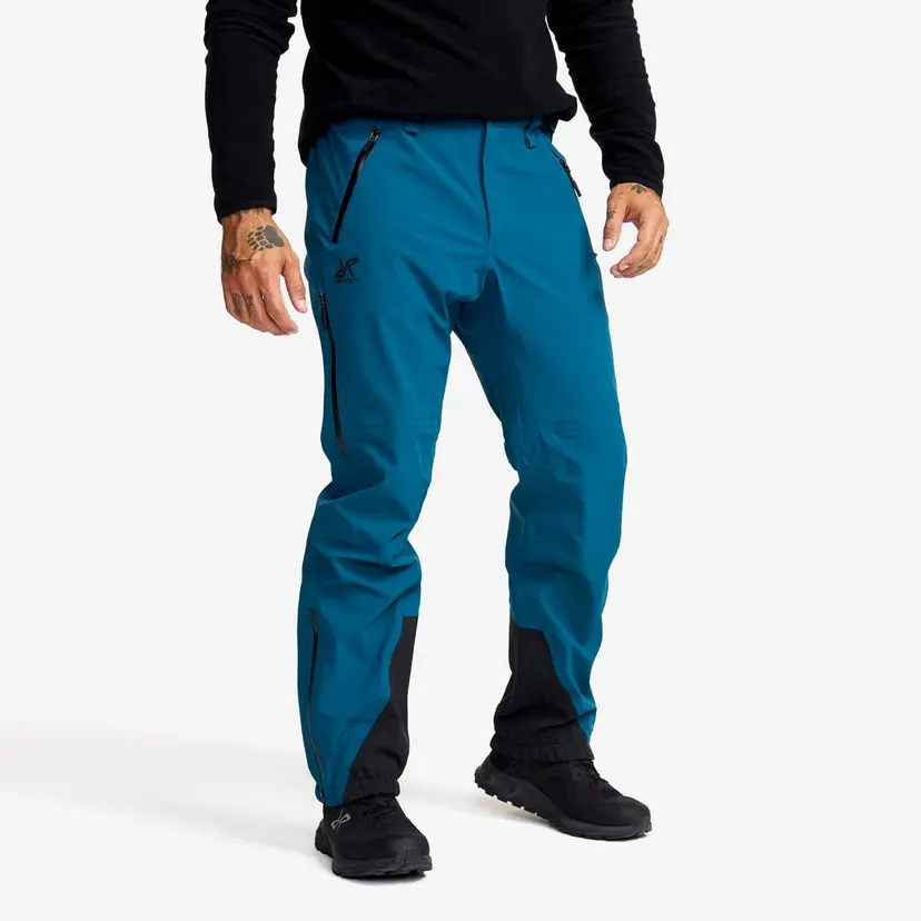 RevolutionRace Cyclone 3L Shell Pants Herre Blue Opal