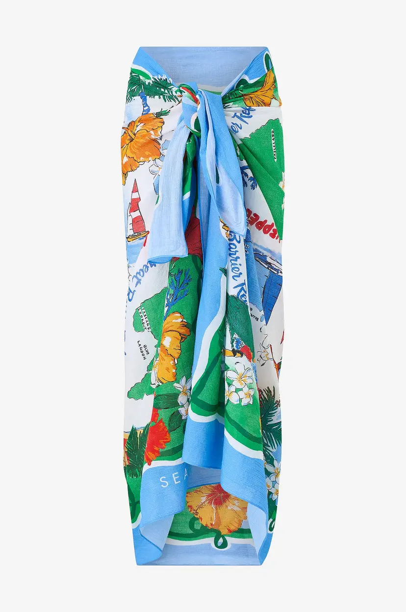 Seafolly Sarong - Blå