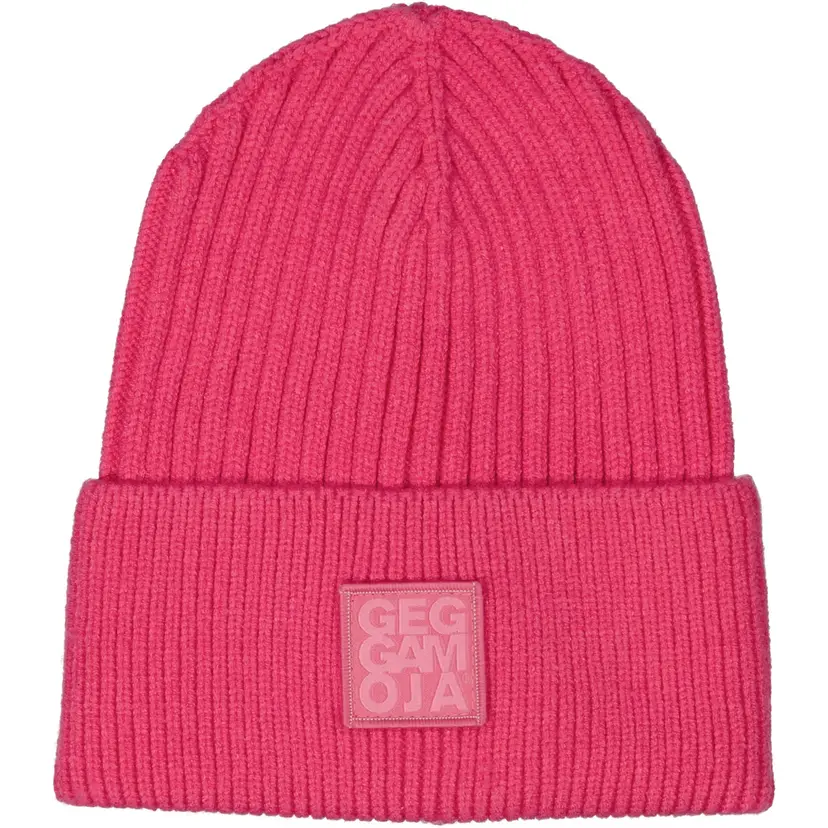 Geggamoja Stickad mössa Rosa - 6år-vuxen