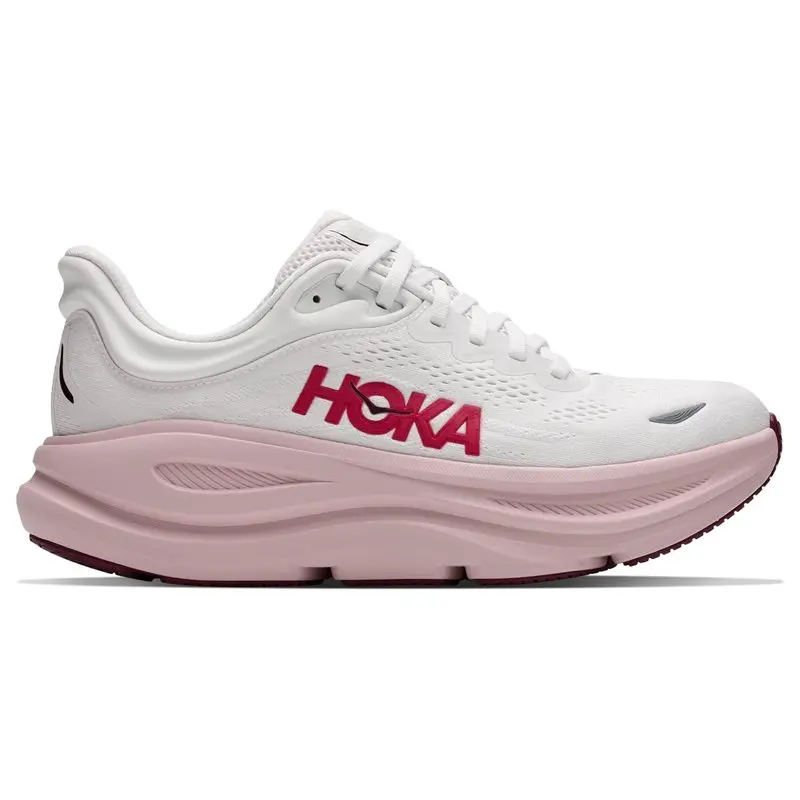 HOKA Hoka W Bondi 9 White/Pink Opal