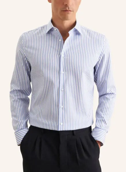 SEIDENSTICKER Seidensticker Striped Slim Fit New Kent Shirt