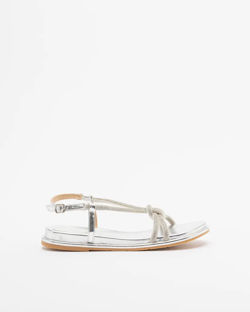 Gloss Gloss L19916-PA3 Silver Flat sandals