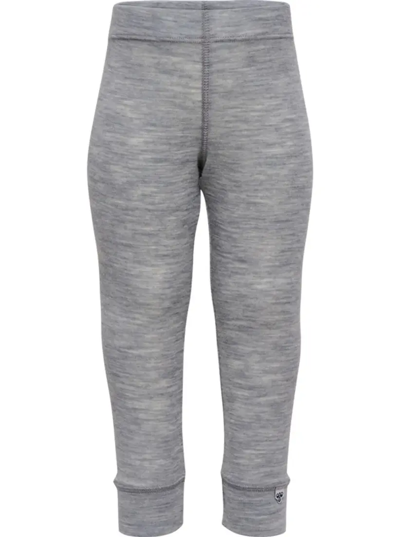 Hummel Hummel Mini Ull Rib Leggings Grey Melange (98 /3 år)