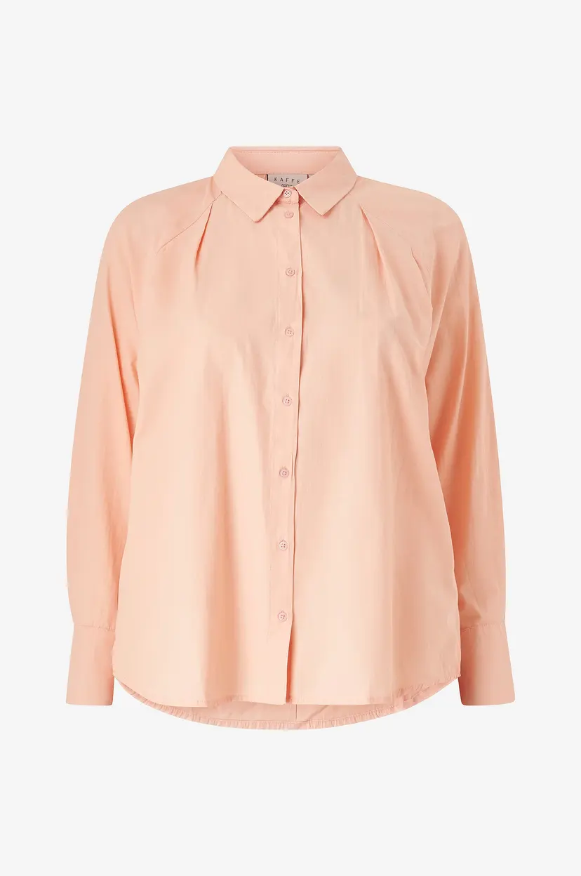 KAFFE Curve Skjorte kcHaila Shirt - Orange